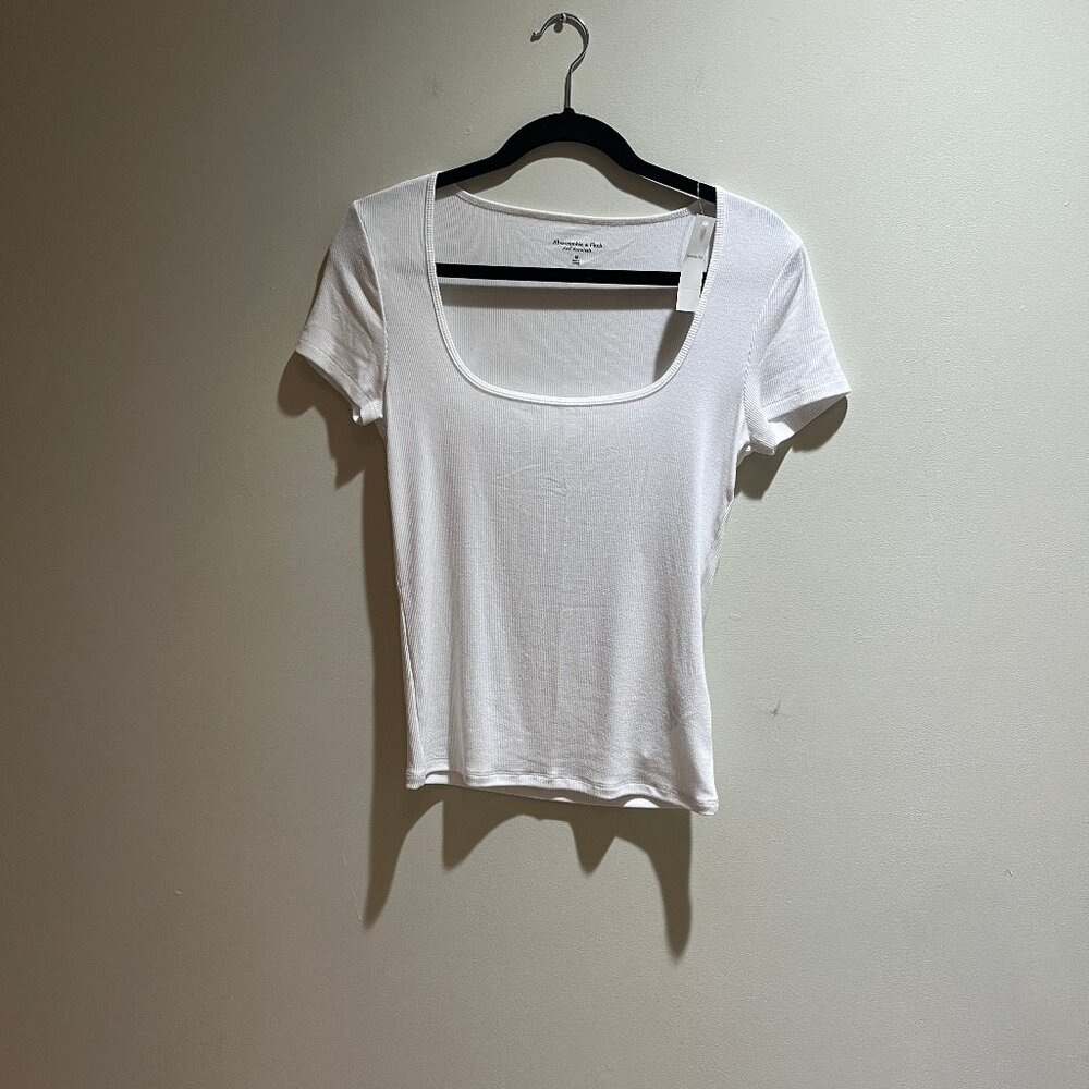 NWT Abercrombie & Fitch Essential Square Neck Tee